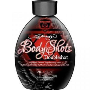 Тингл-крем для солярия ED HARDY BODY SHOTS DOUBLESHOT™ / ДВОЙНОЙ ВЫСТРЕЛ